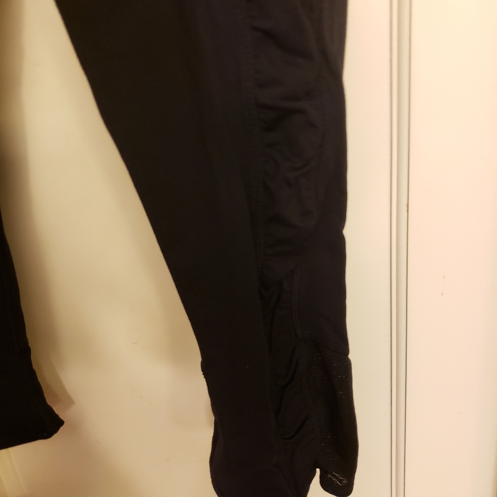 Kyodan Color Block Gloss Print Capri Legging Black - image 5